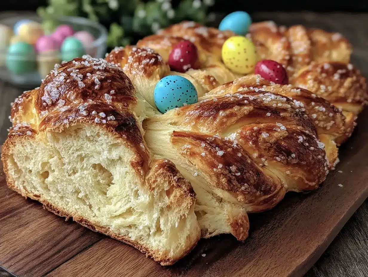 cozy easter bread preparation steps