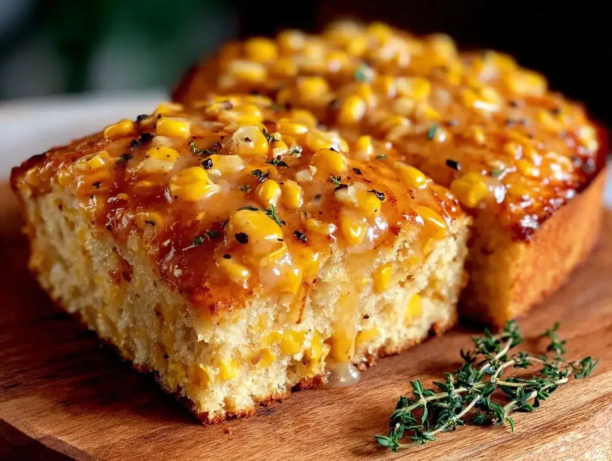 creamy cornbread with creamed corn preparation steps