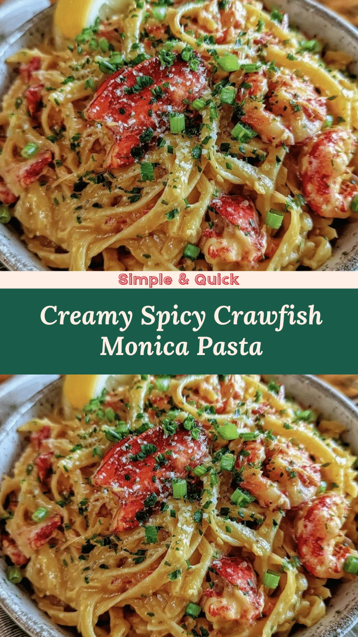 creamy crawfish monica pasta recipe