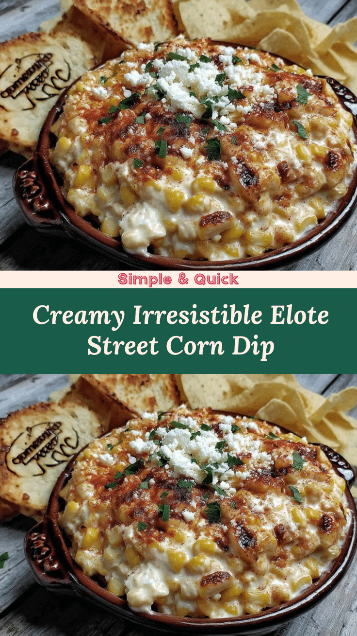 creamy elote mexican street corn dip recipe
