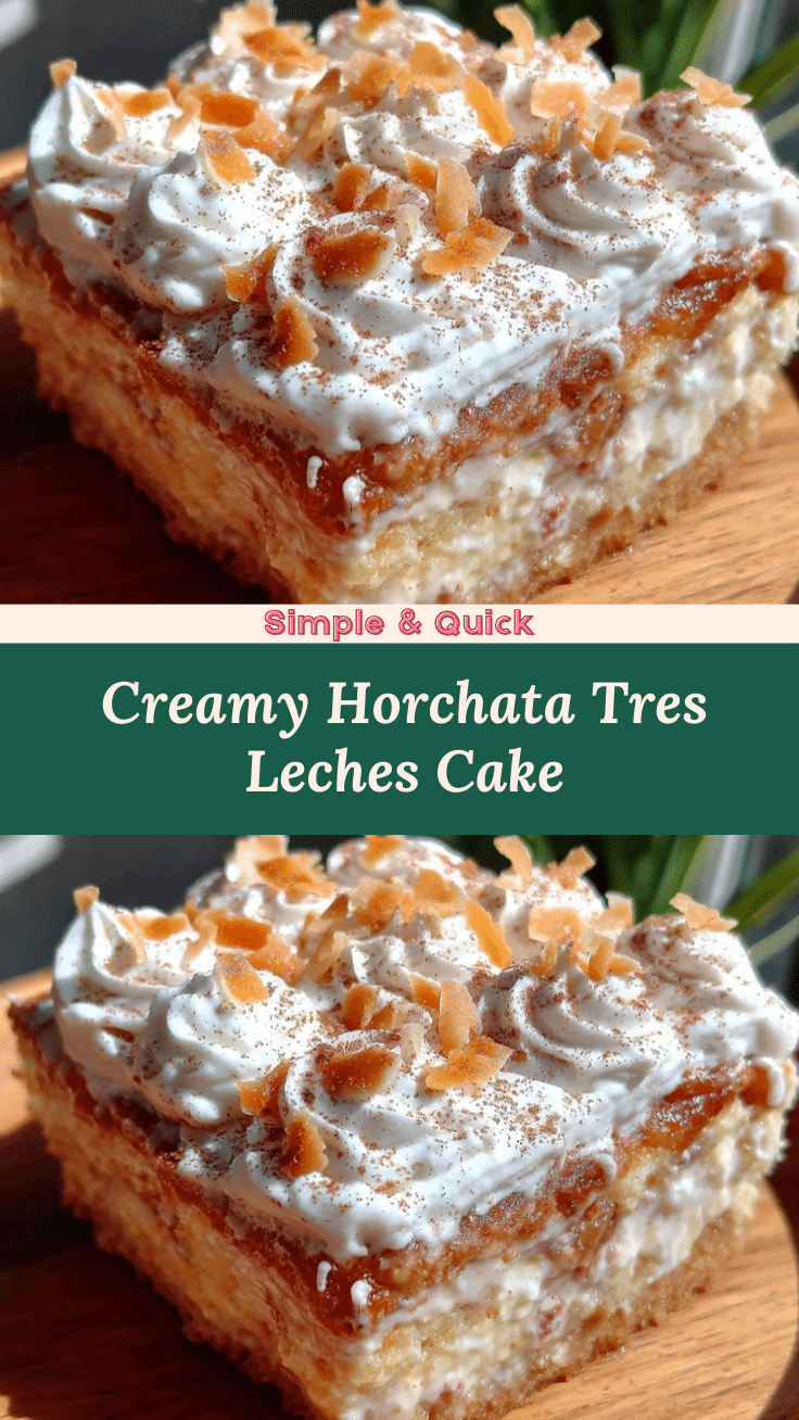 creamy horchata tres leches cake recipe