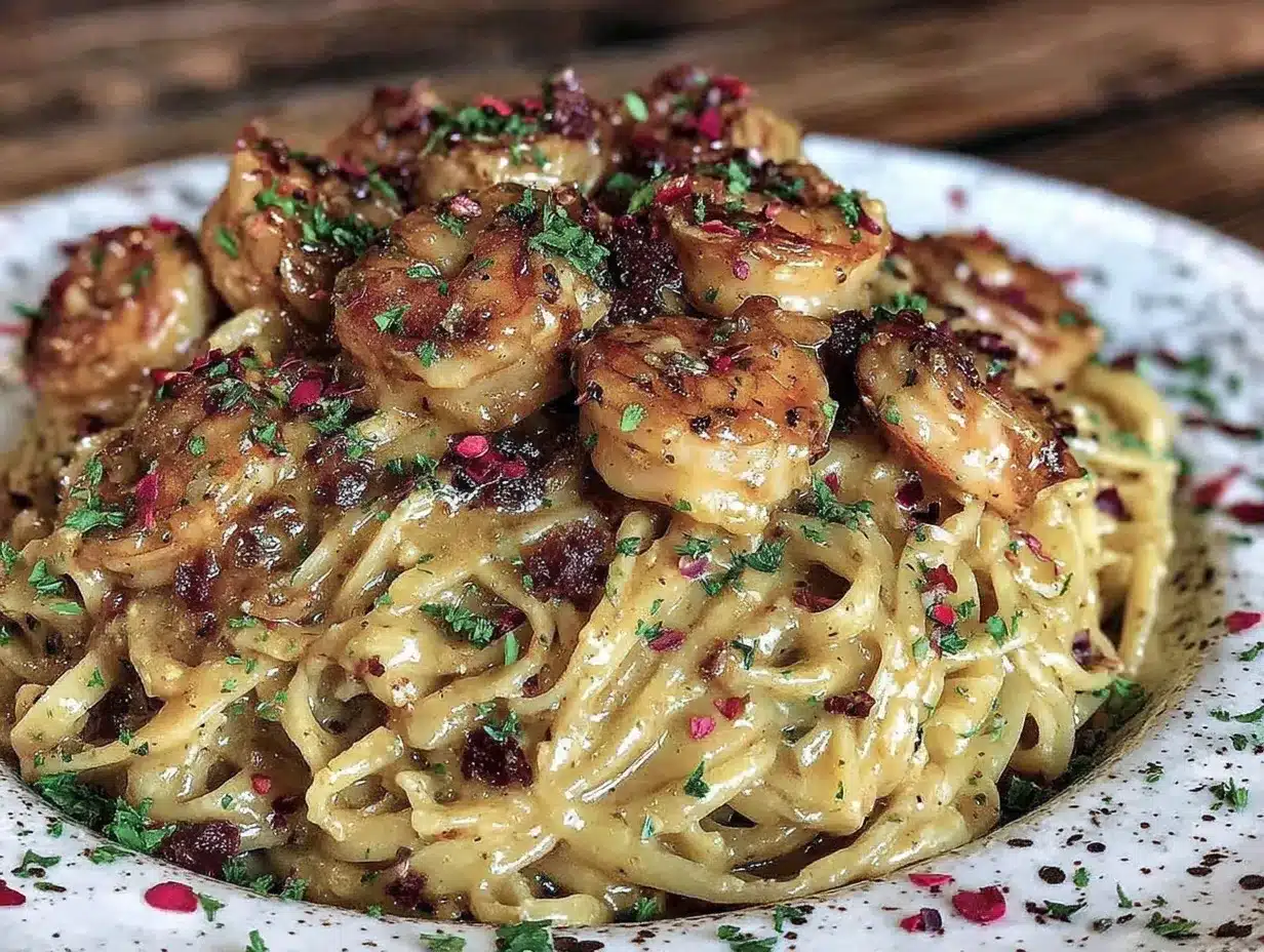 creamy marry me shrimp pasta preparation steps