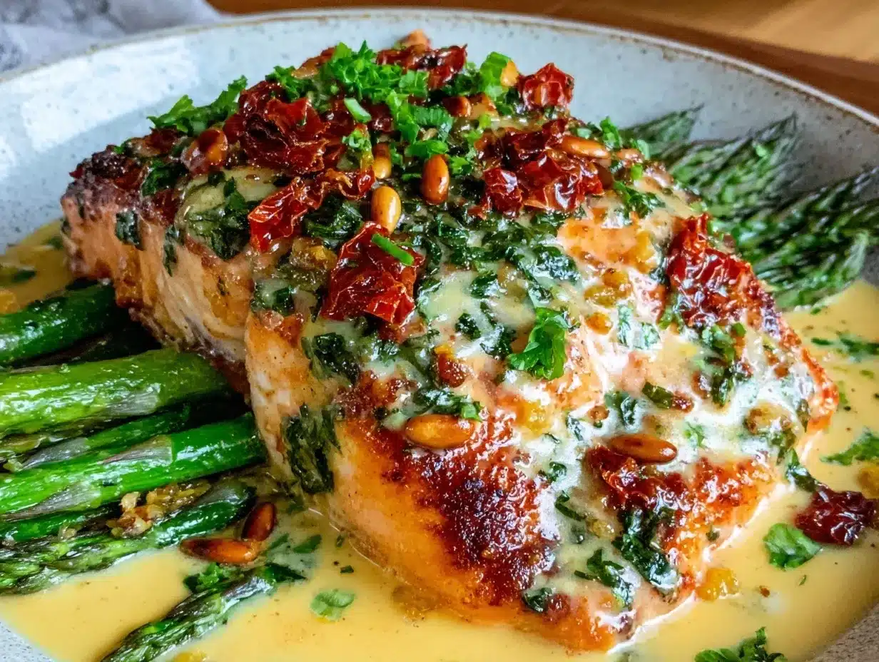 creamy marry me tuscan salmon preparation steps