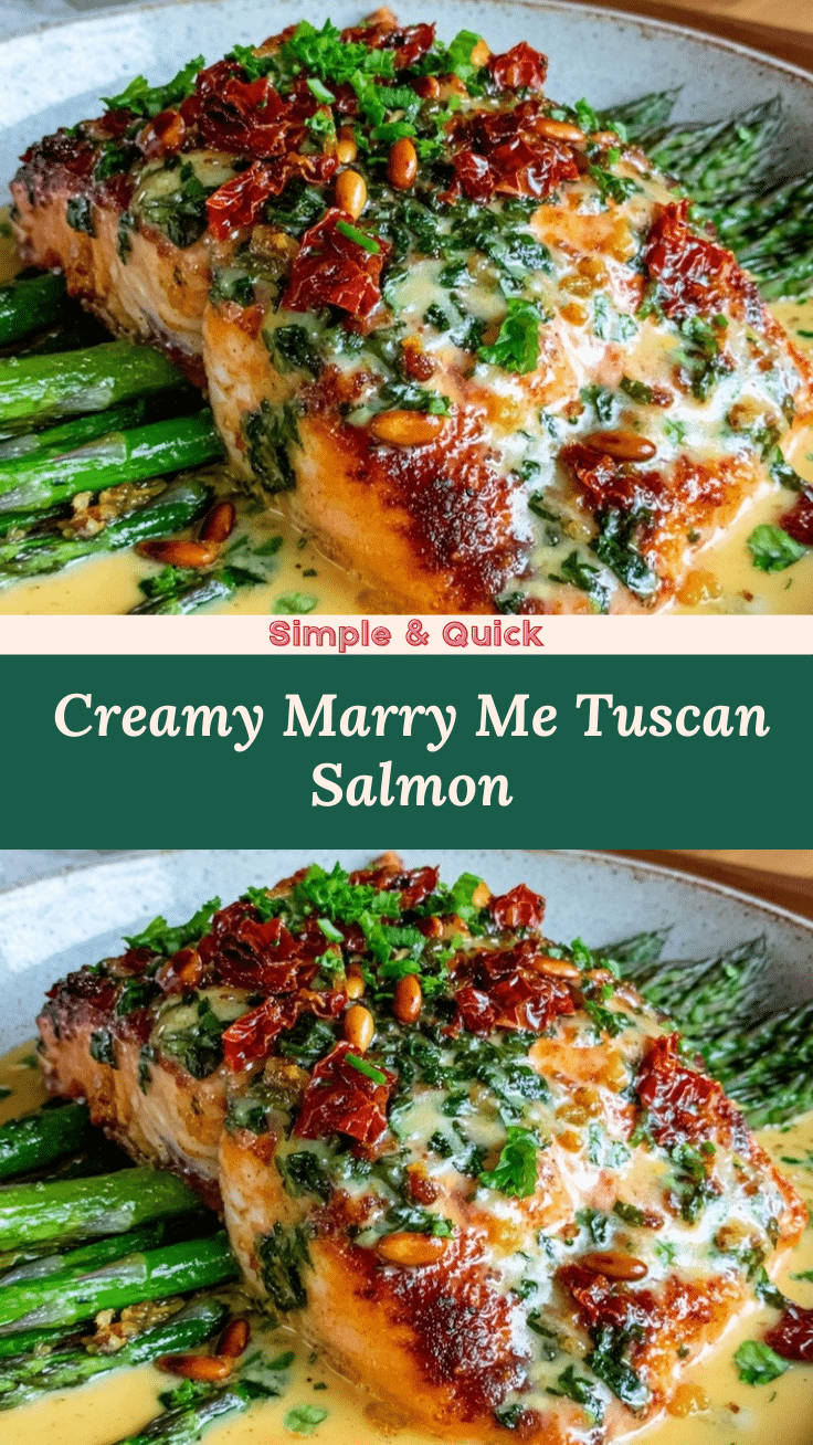 creamy marry me tuscan salmon recipe