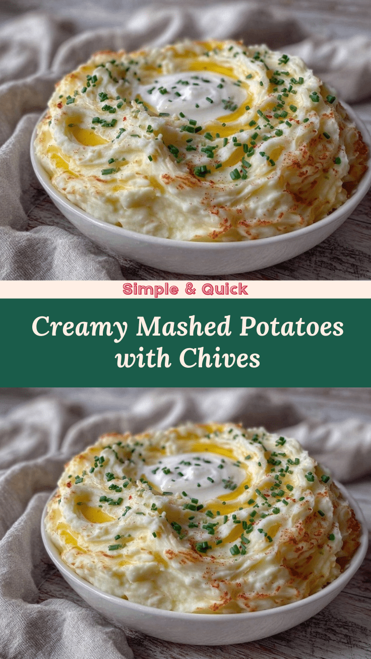 creamy mashed potatoes with sour cream and chives recipe