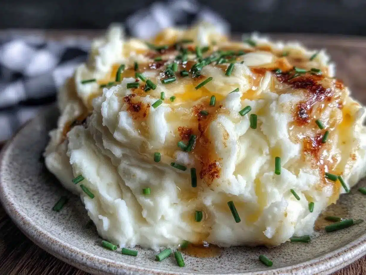 creamy mashed potatoes with truffle butter preparation steps