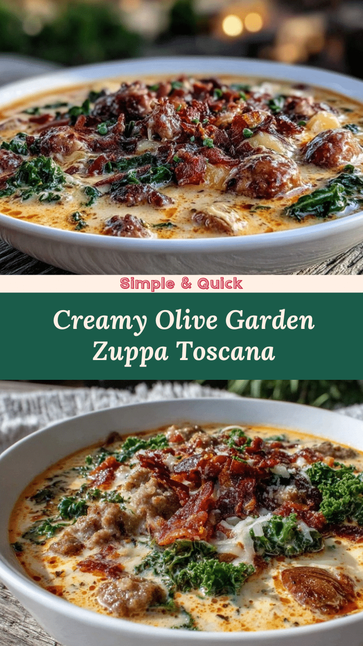 creamy olive garden zuppa toscana soup recipe recipe