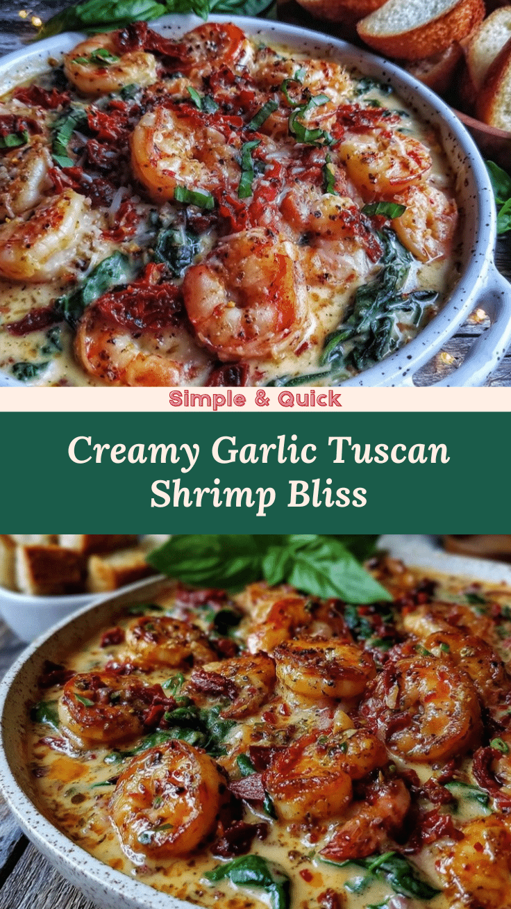 creamy one-pot garlic tuscan shrimp recipe