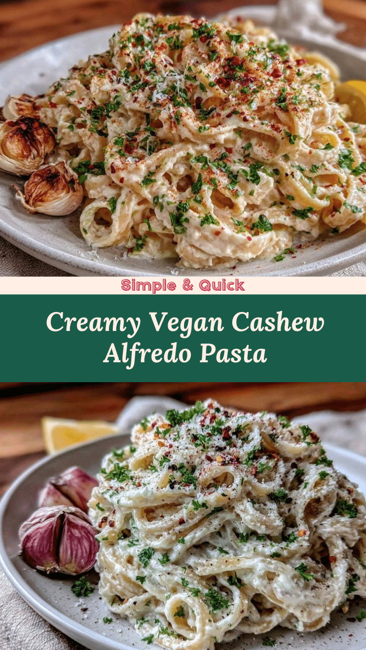 creamy vegan cashew alfredo pasta recipe recipe