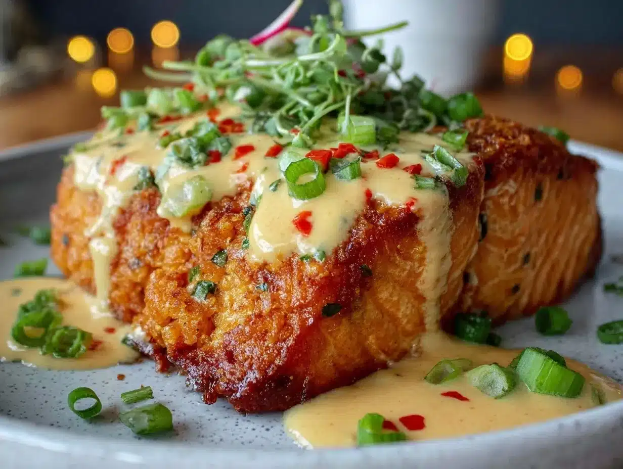 crispy bang bang salmon preparation steps