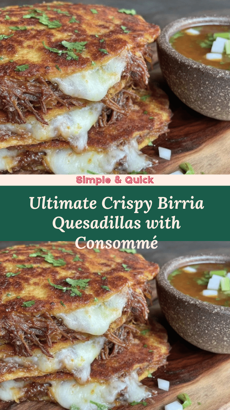 crispy birria quesadillas recipe