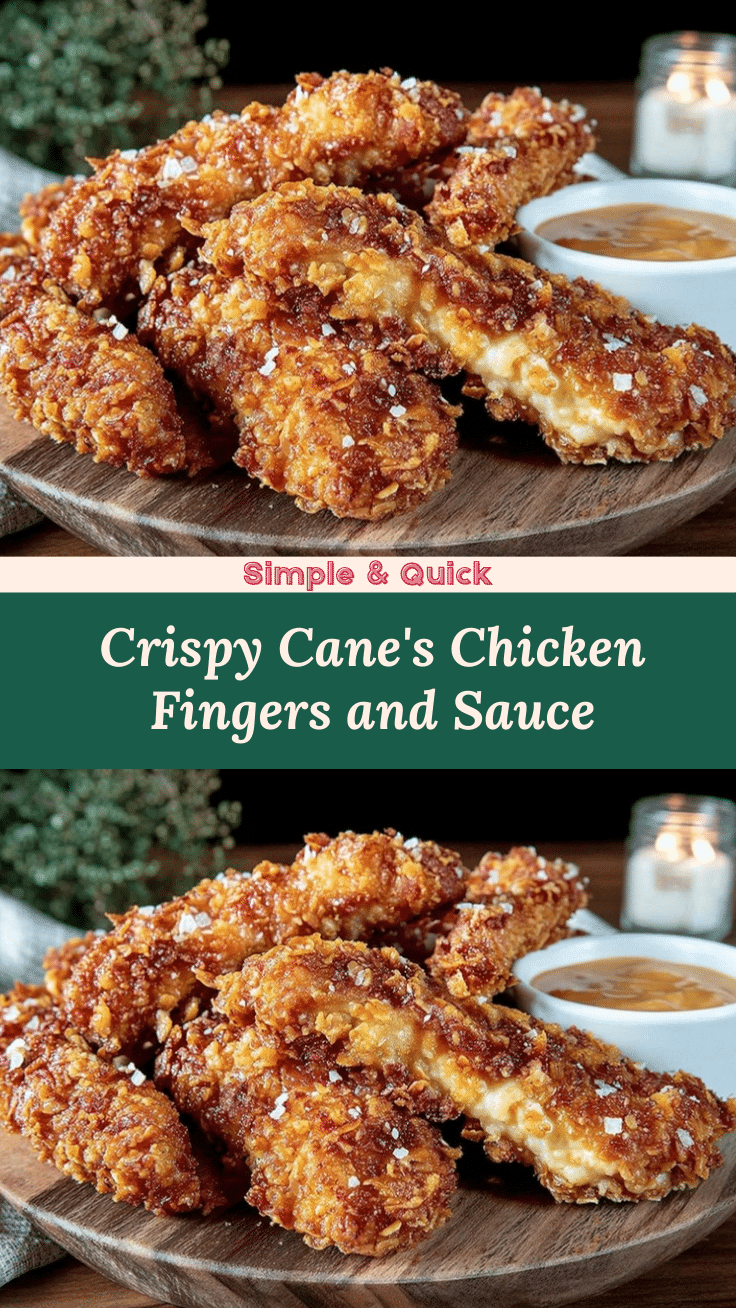 crispy canes chicken fingers recipe