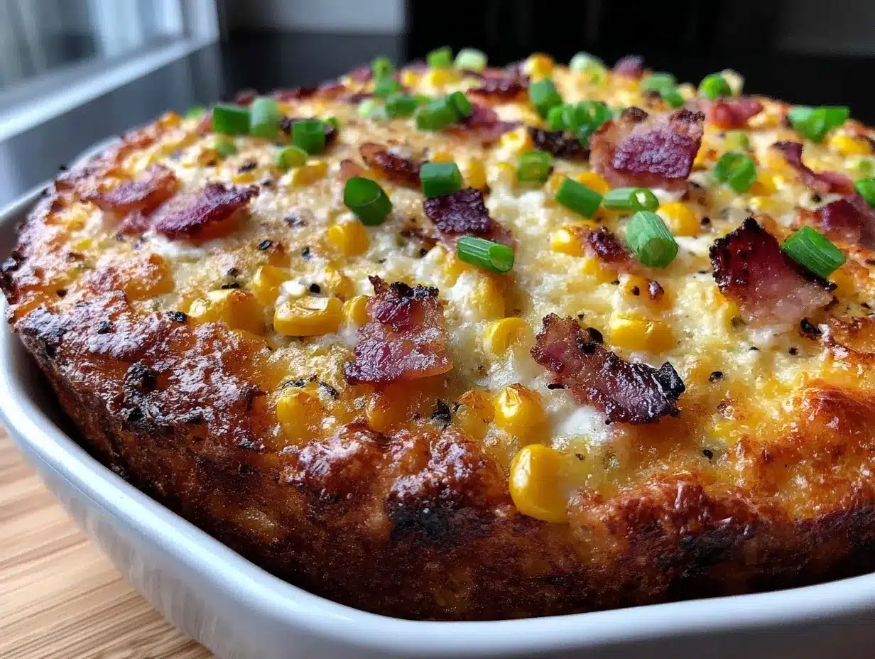 crispy cheesy crack corn casserole preparation steps