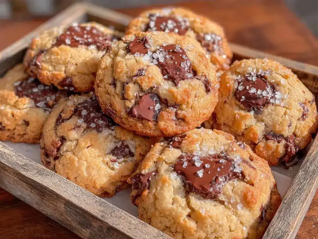 crispy chocolate chip cookies - featured image