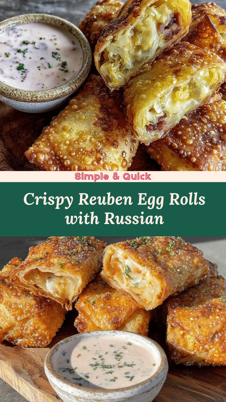 crispy reuben egg rolls recipe