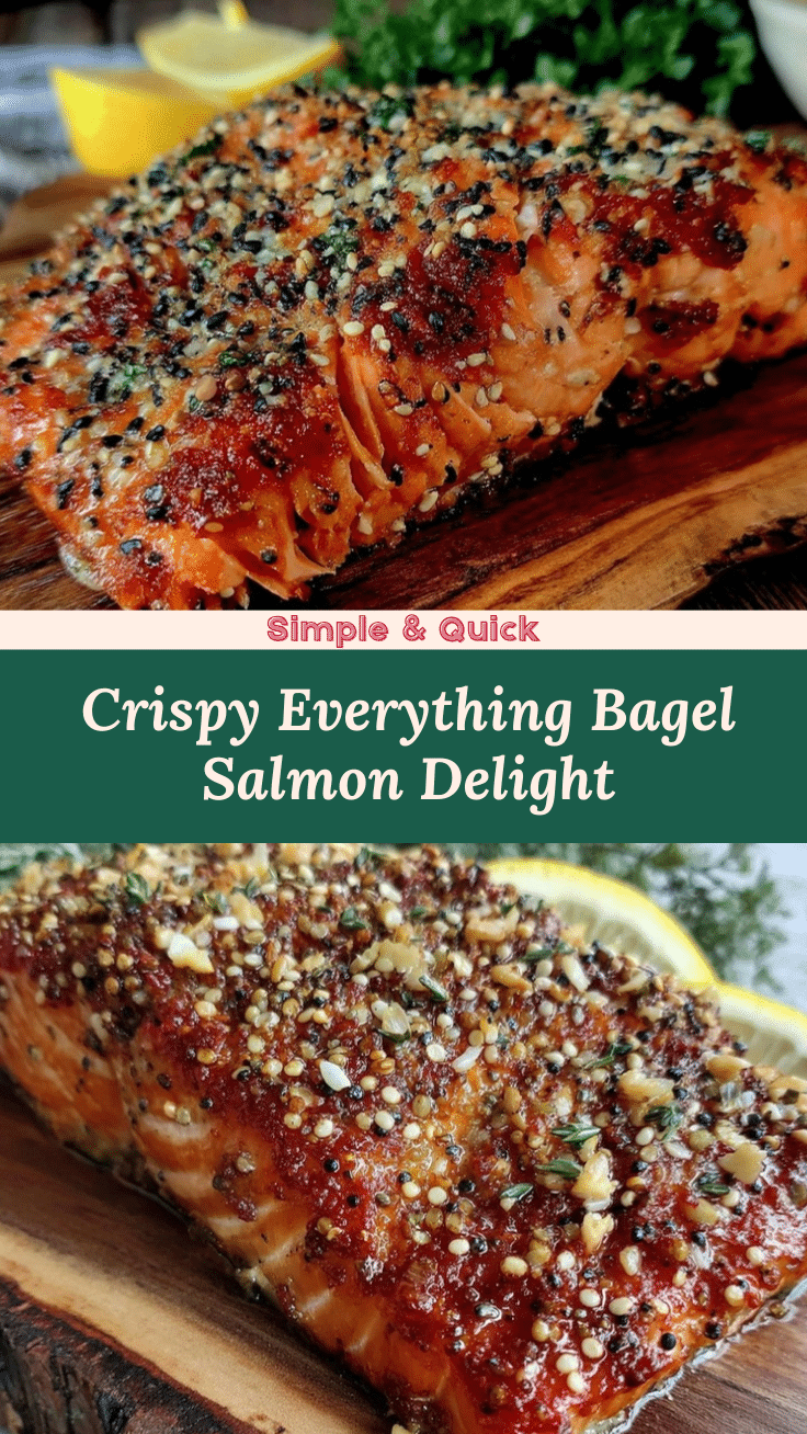 crispy salmon with everything bagel seasoning recipe