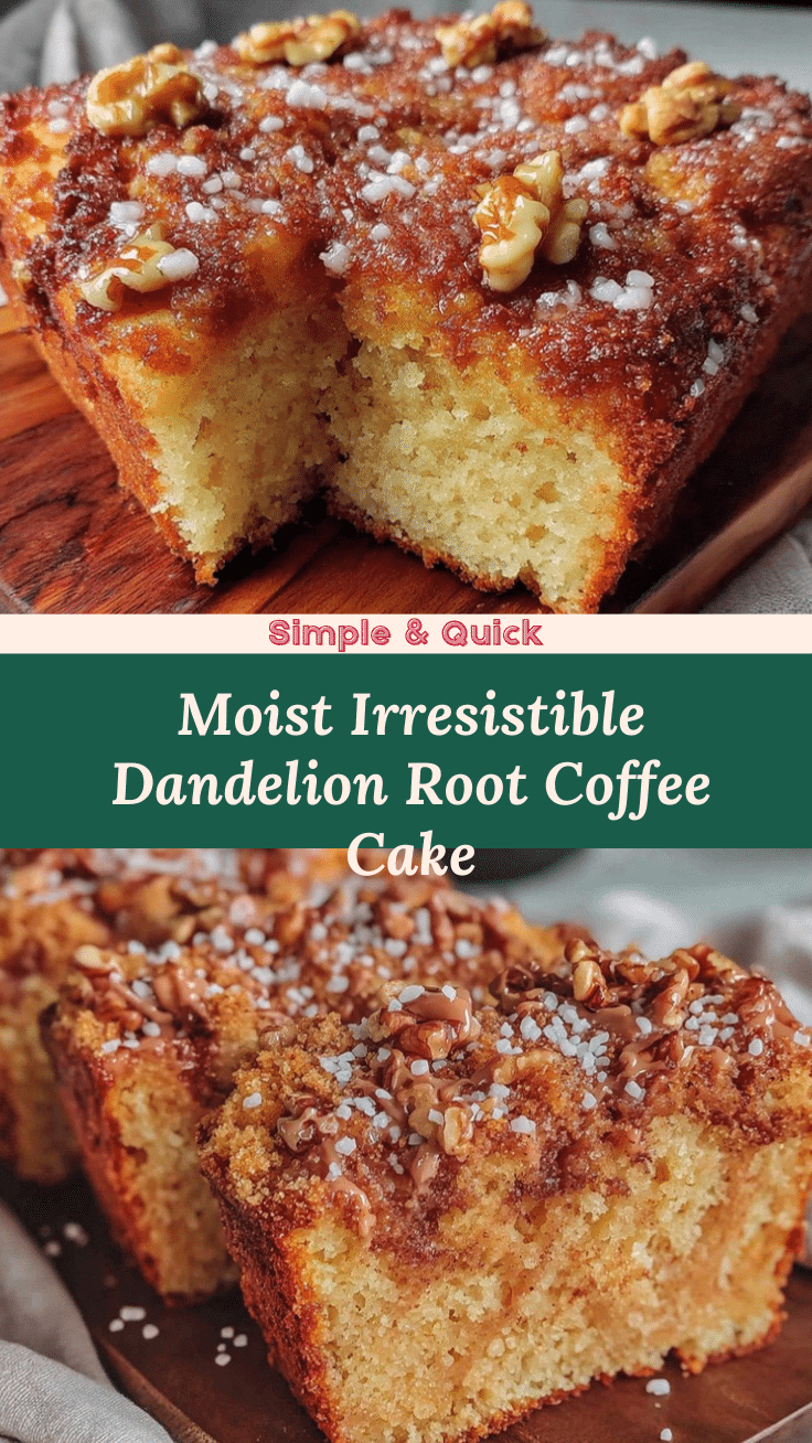dandelion root coffee cake recipe