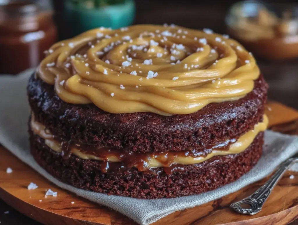 decadent chocolate cake - featured image