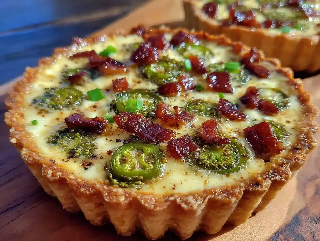 fiddlehead fern and bacon quiche preparation steps