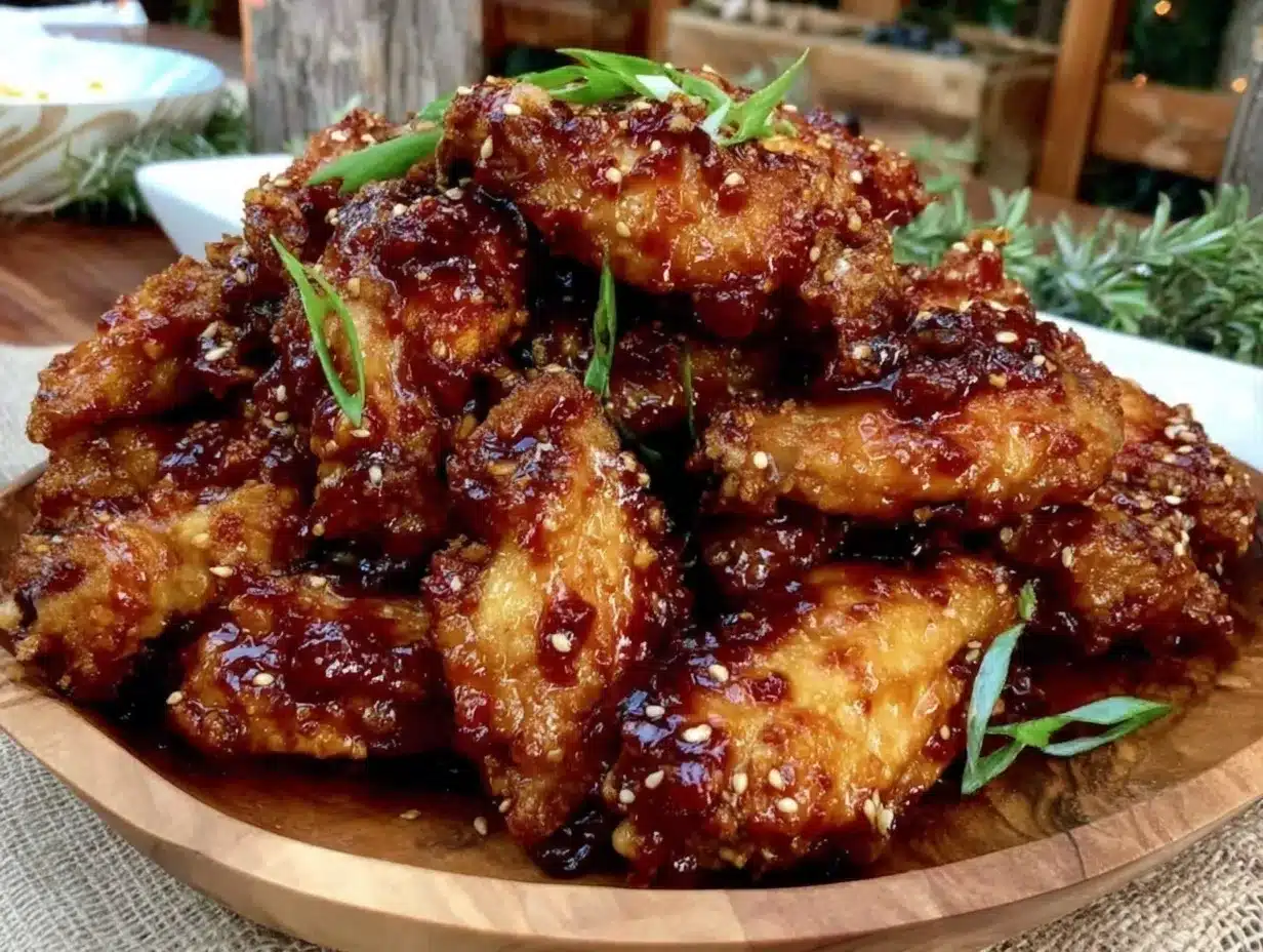 flavorful chicken wings sticky miso maple glaze preparation steps