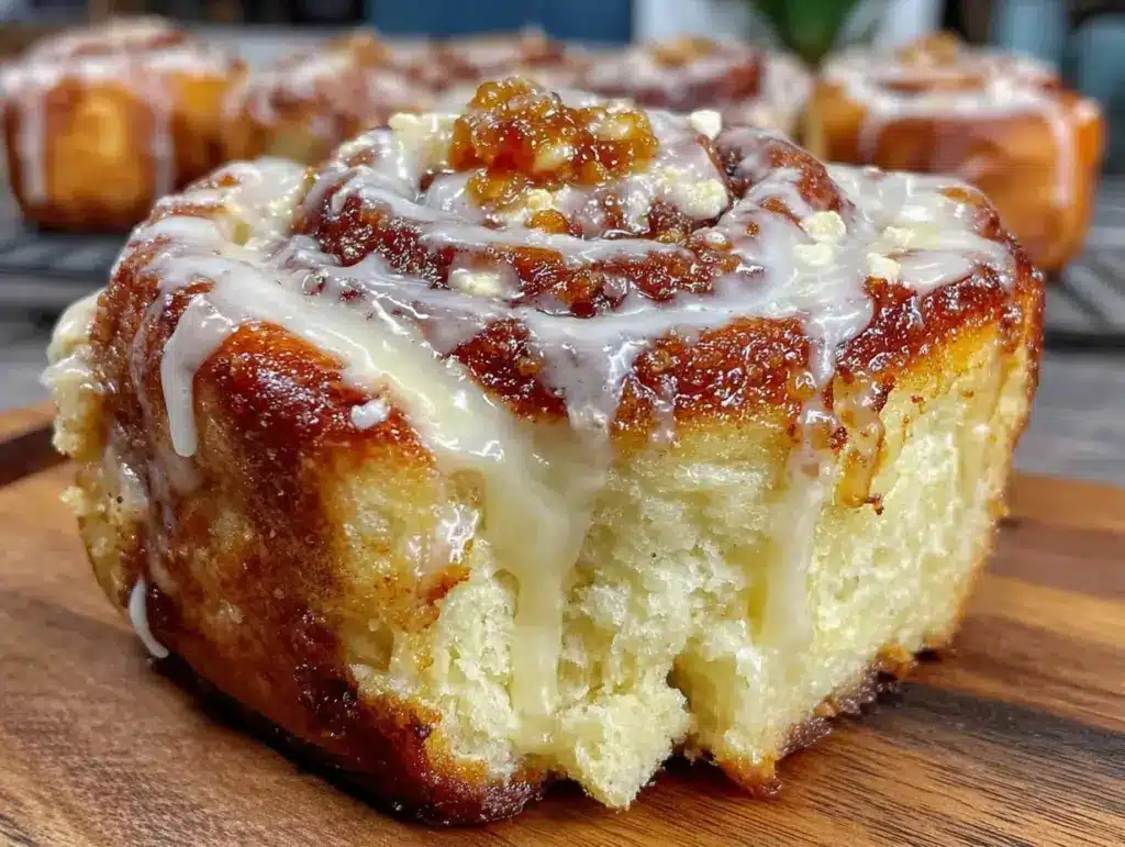 fluffy bunny butt cinnamon rolls - featured image
