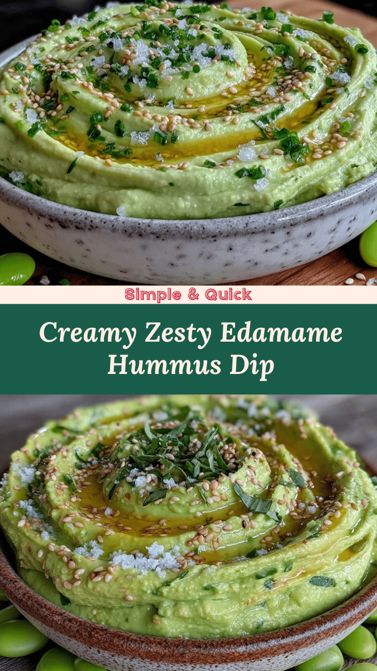 fresh edamame hummus recipe