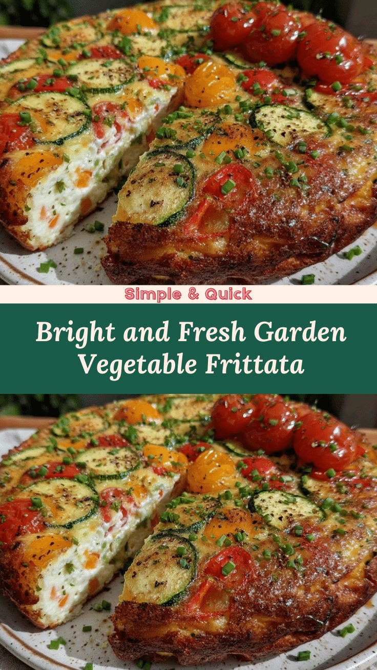 fresh garden vegetable frittata recipe