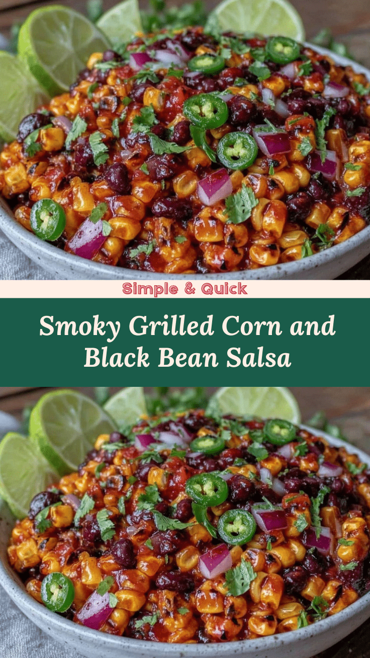 fresh grilled corn and black bean salsa recipe