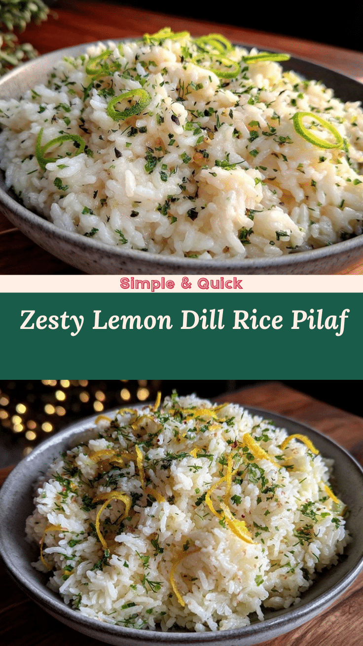 fresh lemon dill rice pilaf recipe