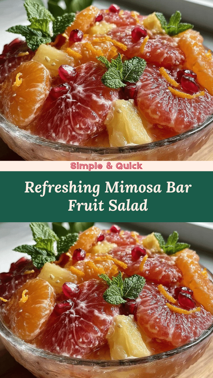 fresh mimosa bar fruit salad recipe