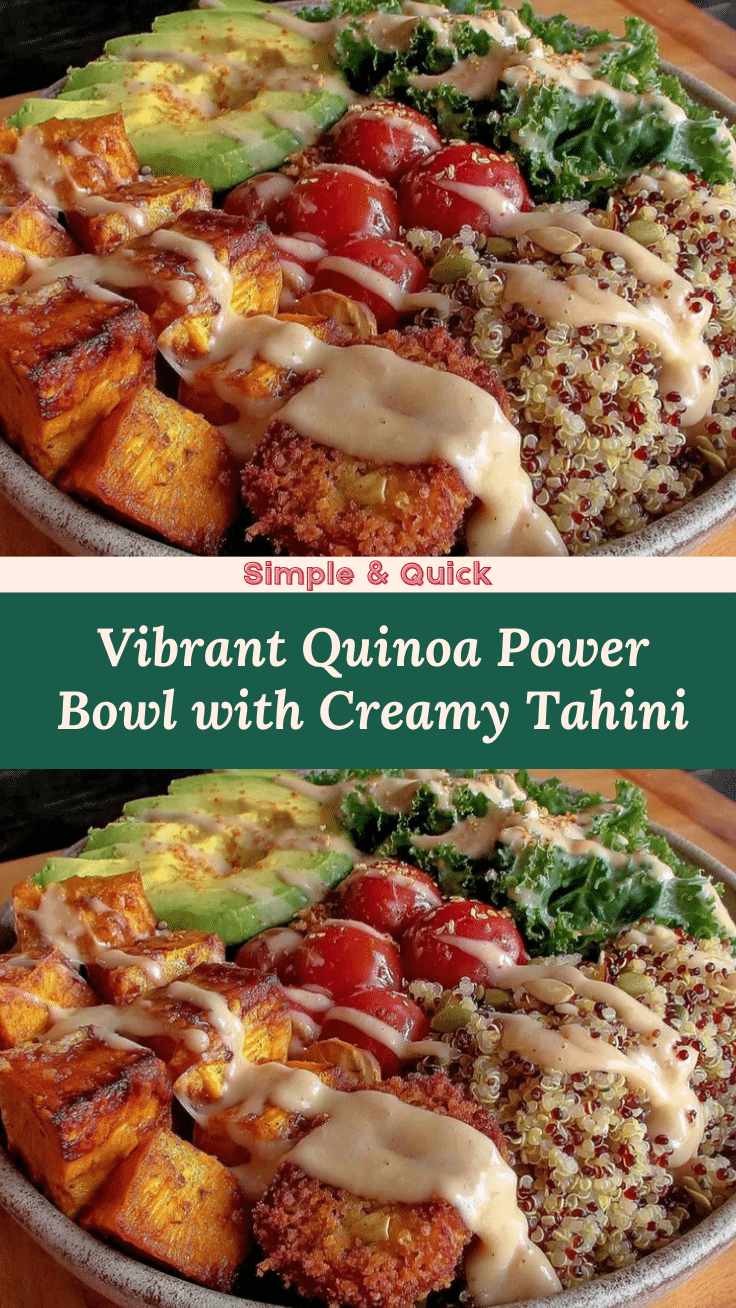 fresh quinoa power bowl recipe