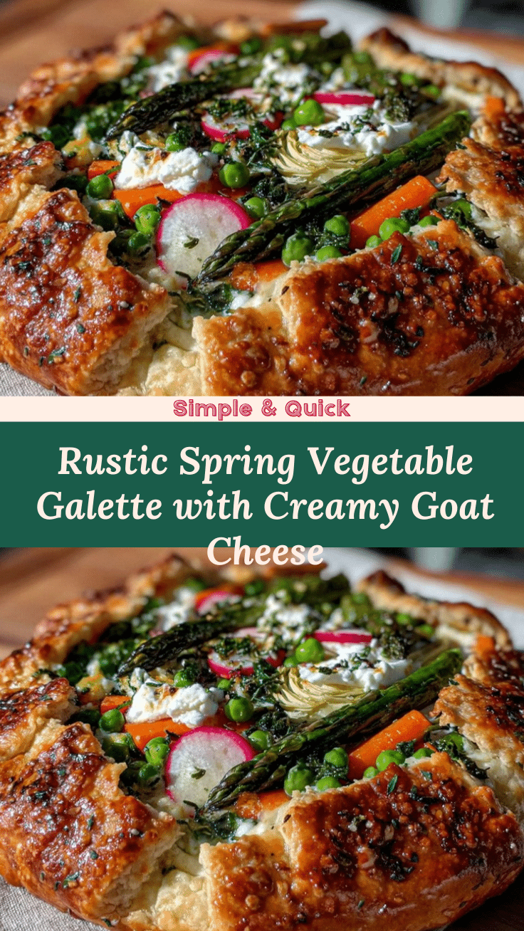 fresh spring vegetable galette recipe