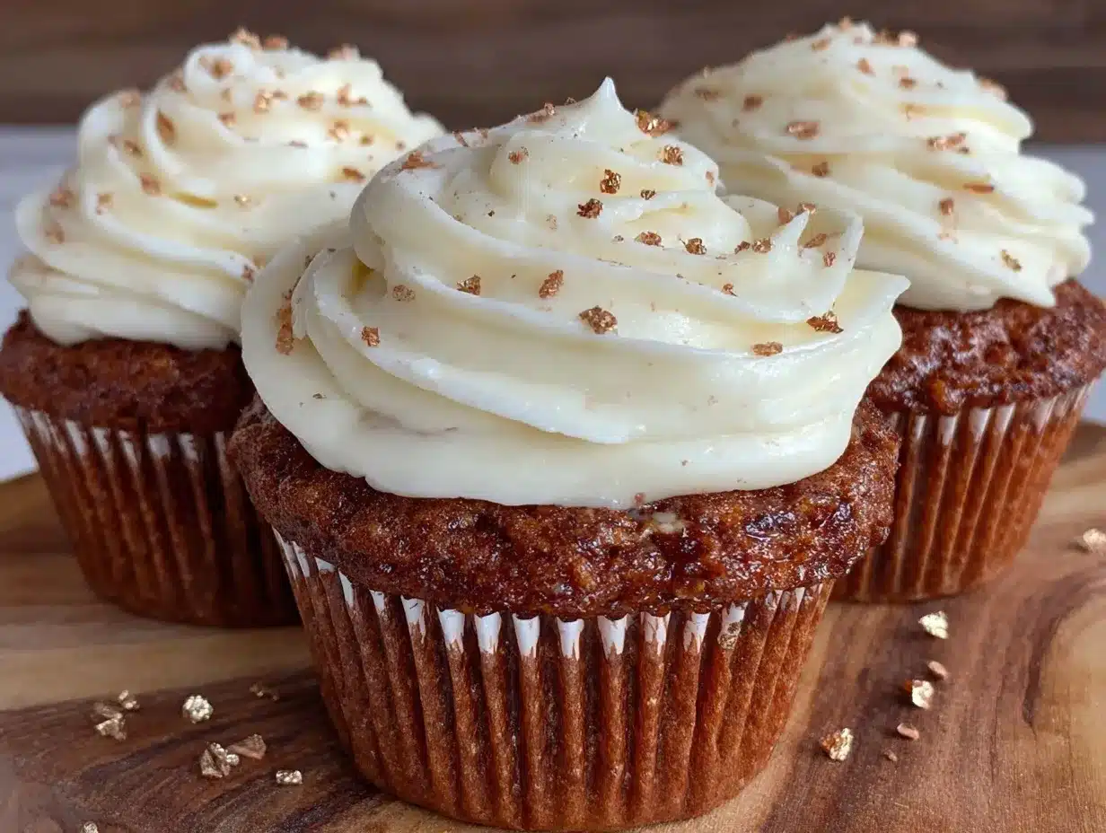 gold foil congratulations cupcakes preparation steps