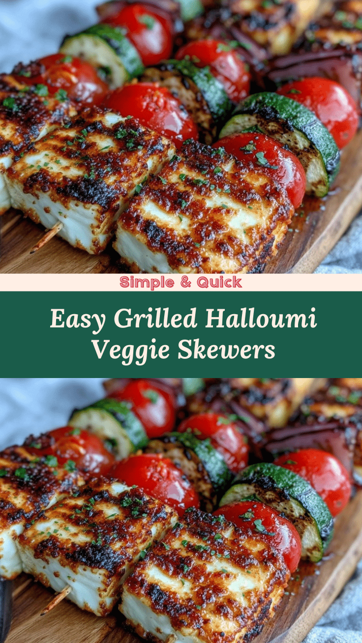 grilled halloumi skewers recipe