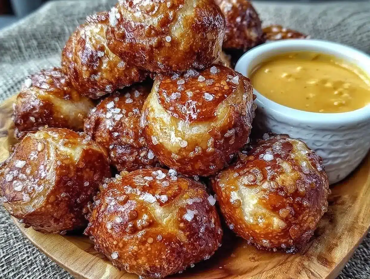 Guinness pretzel bites preparation steps