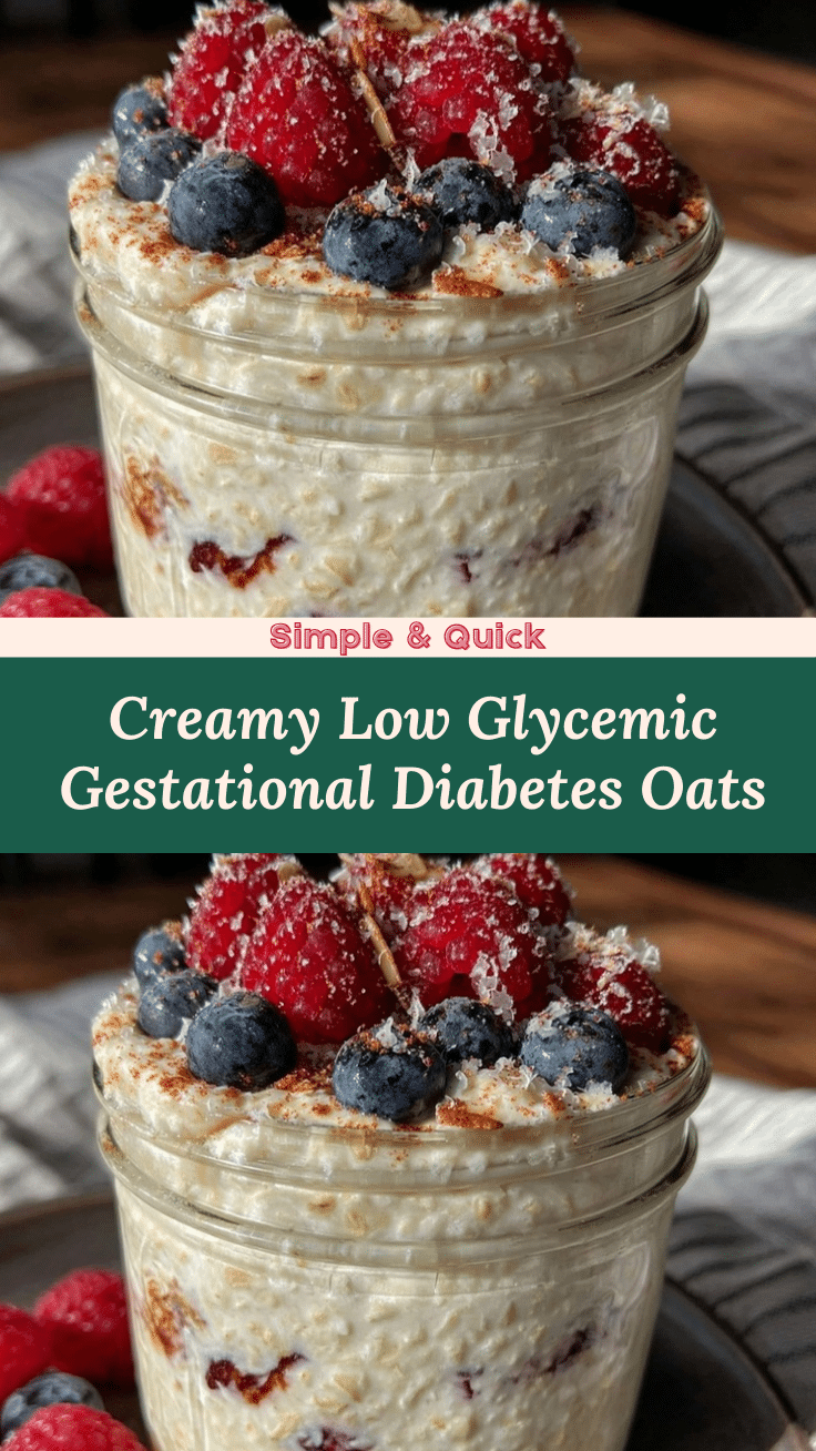 healthy gestational diabetes overnight oats recipe