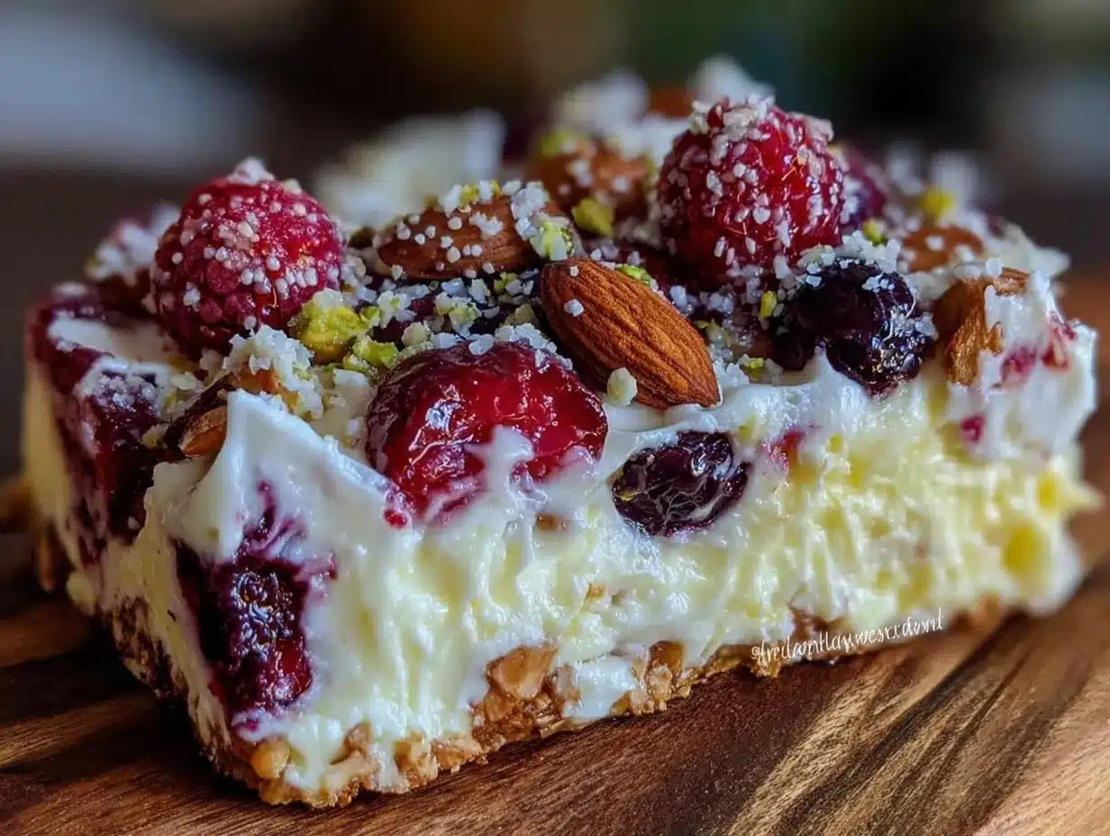 healthy Greek yogurt protein bark preparation steps