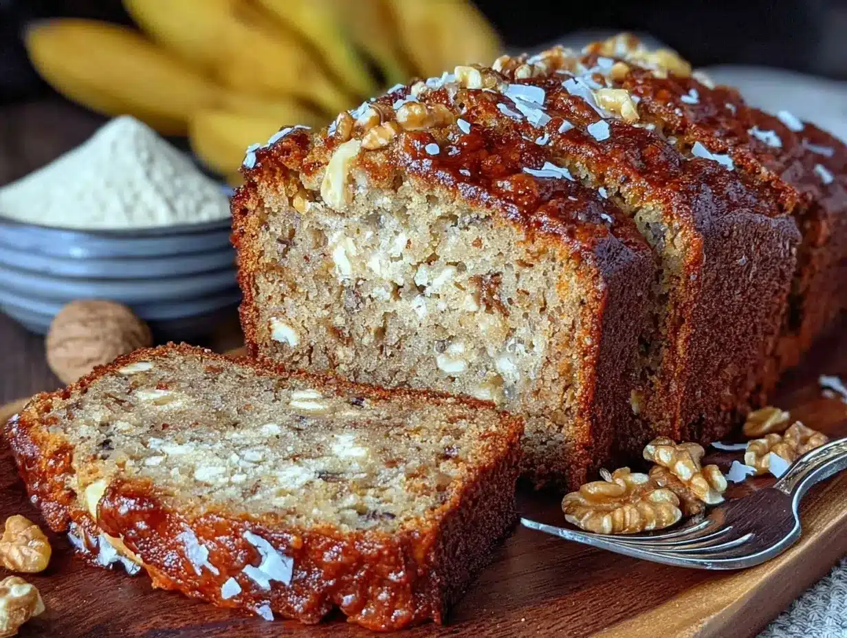 healthy high protein banana bread recipe preparation steps