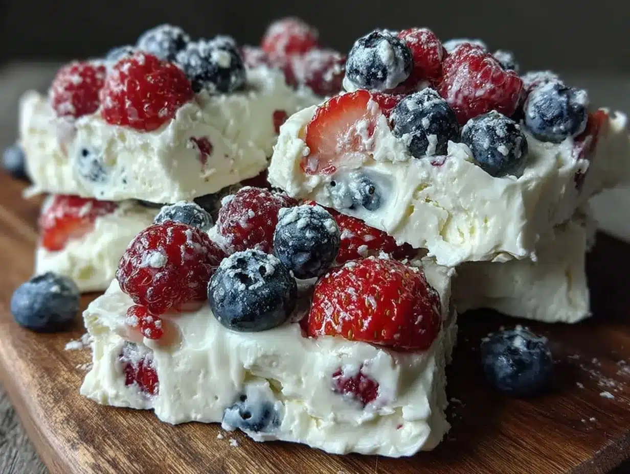 healthy high protein greek yogurt bark preparation steps