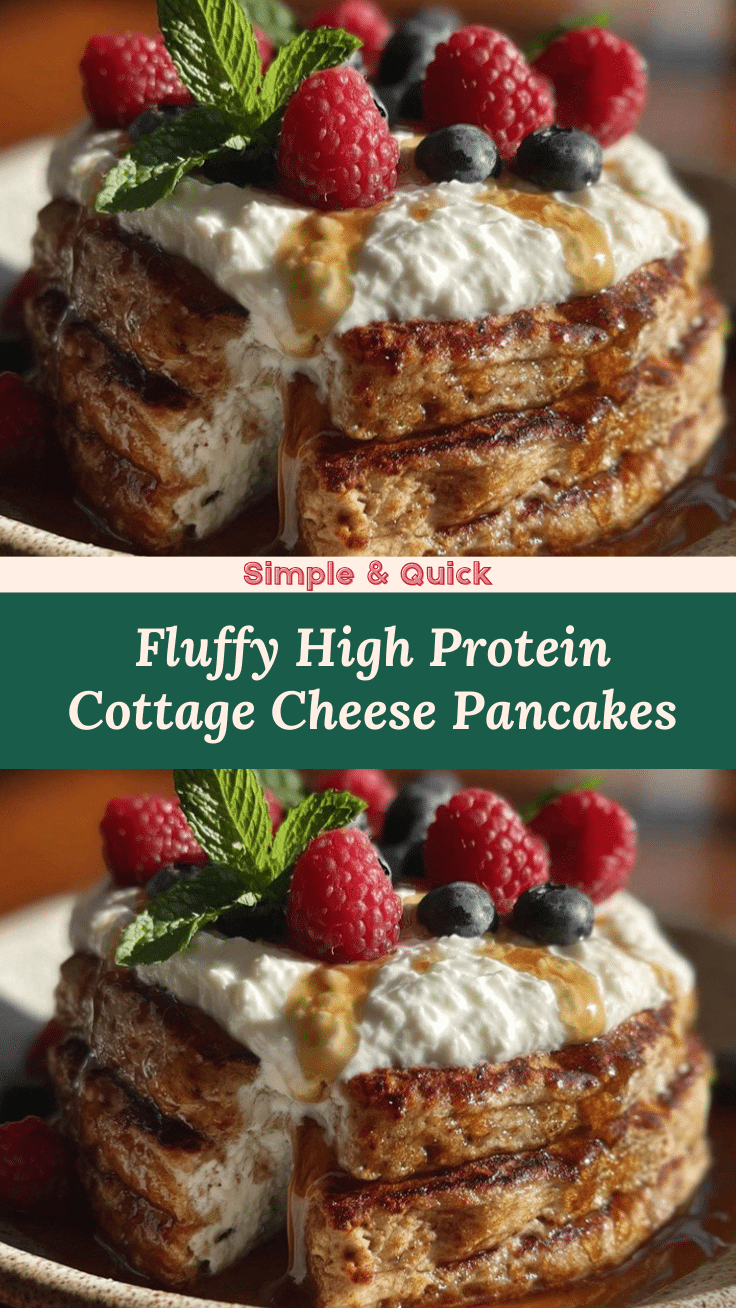 high protein cottage cheese pancakes recipe