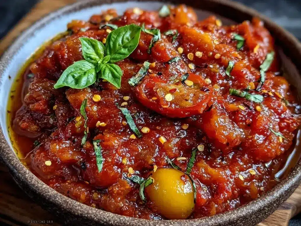 marinara sauce with spicy Calabrian chili - featured image