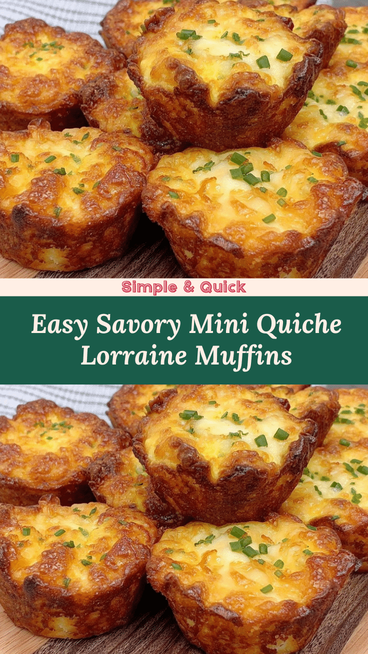 mini quiche Lorraine muffins recipe