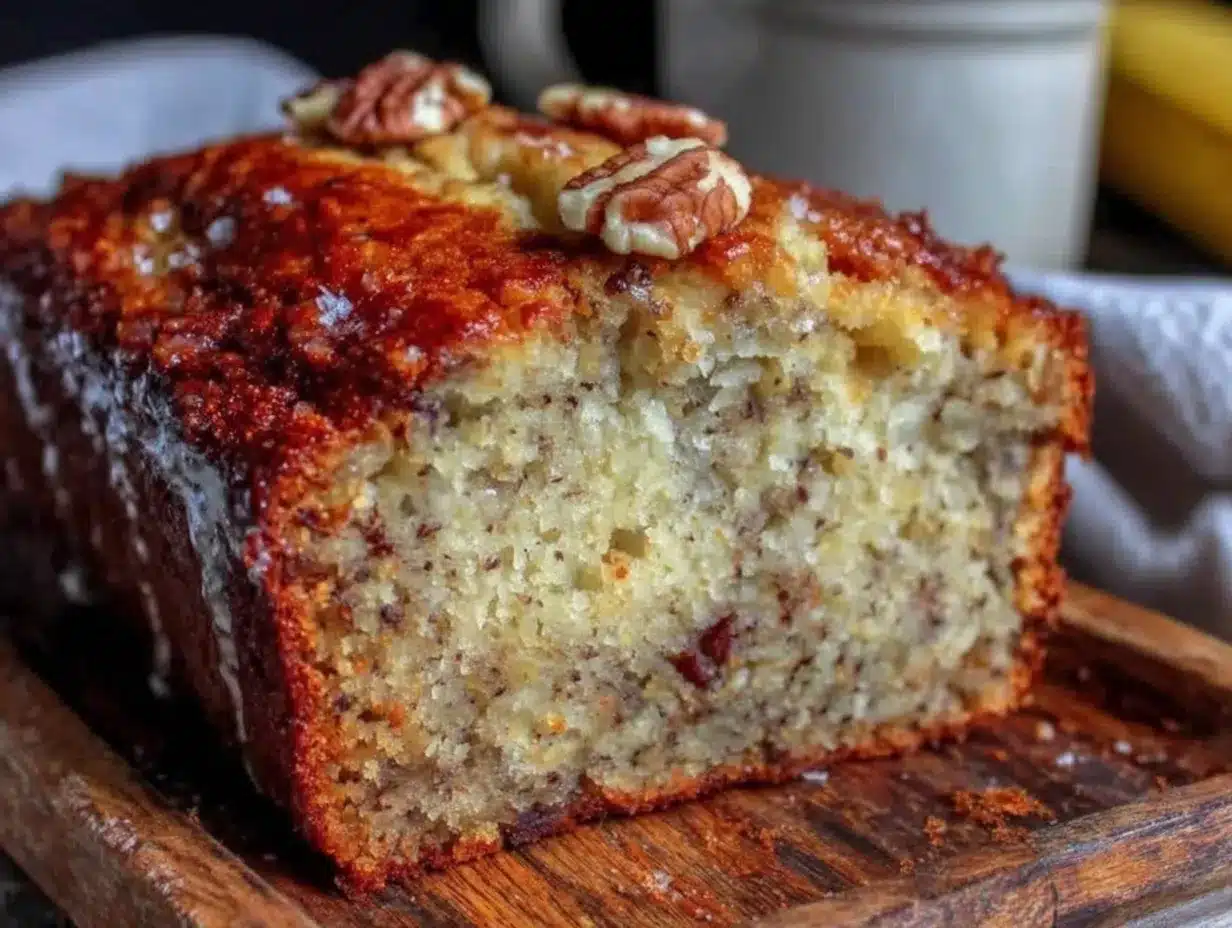 moist high protein banana bread preparation steps