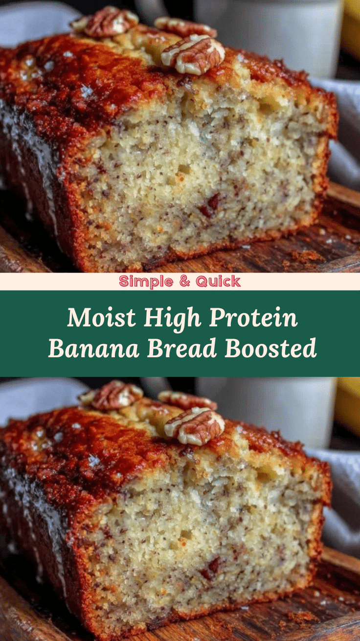 moist high protein banana bread recipe