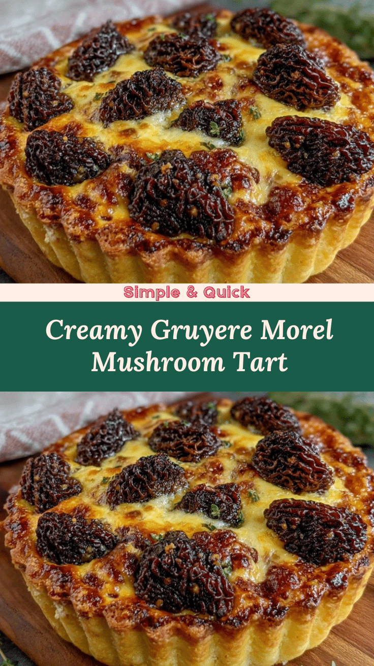 morel mushroom tart recipe