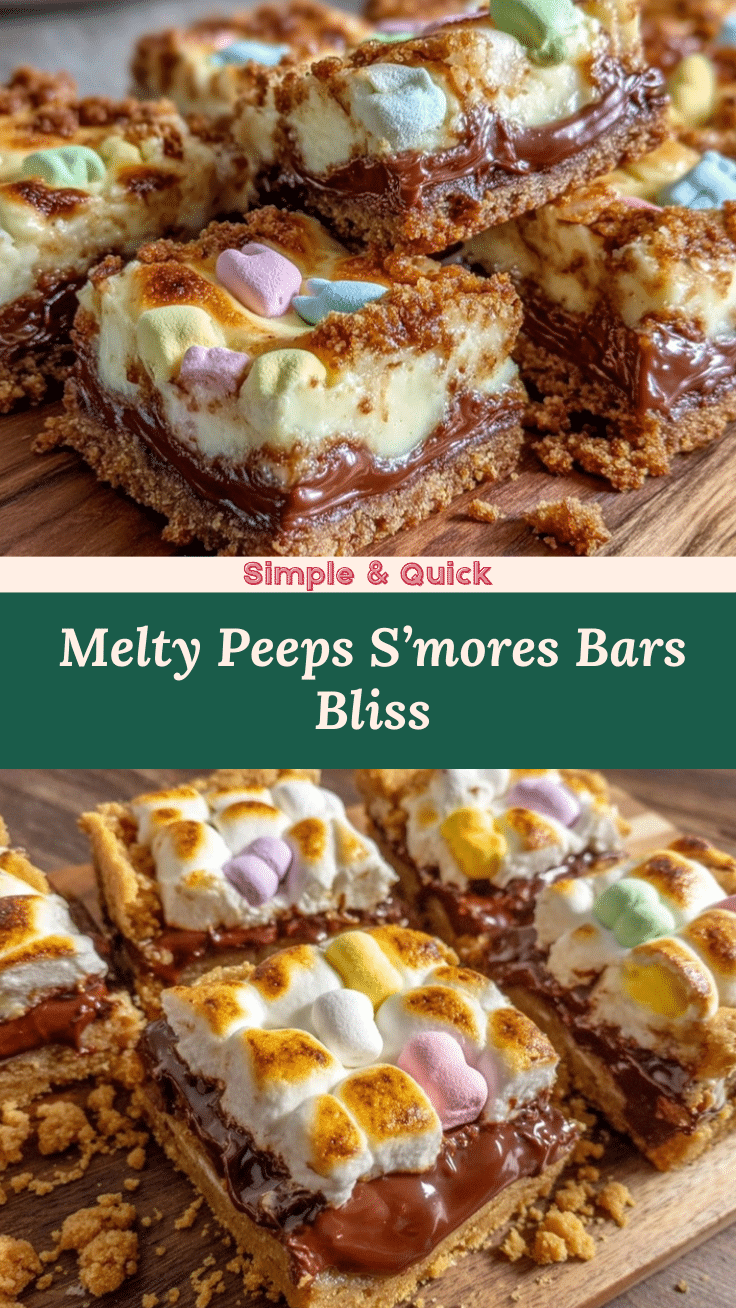 Peeps smores bars recipe