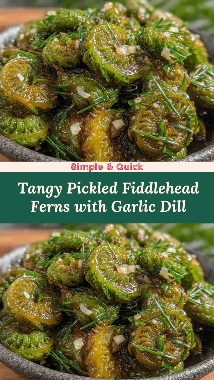 pickled fiddlehead ferns recipe