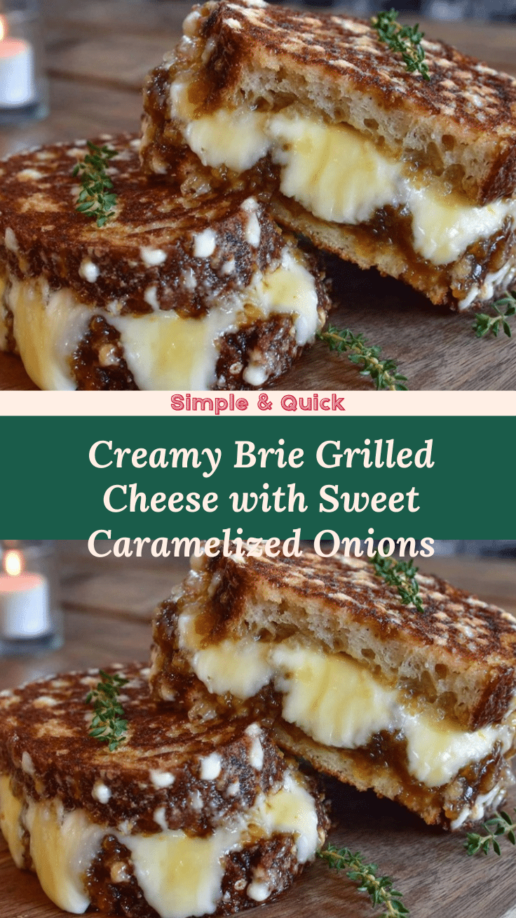 savory grilled cheese with caramelized onions and brie recipe