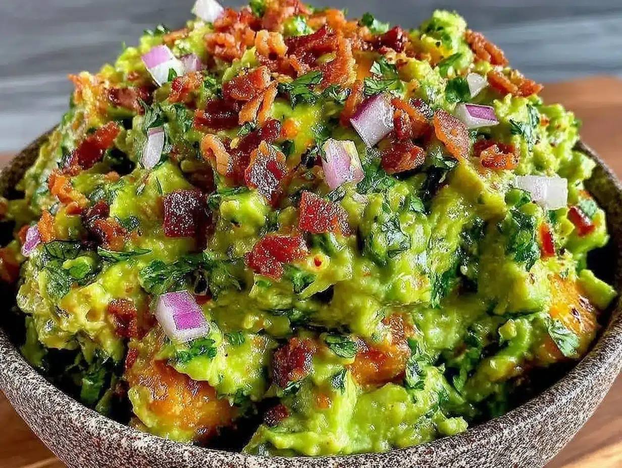 savory guacamole with bacon and smoky chipotle twist preparation steps