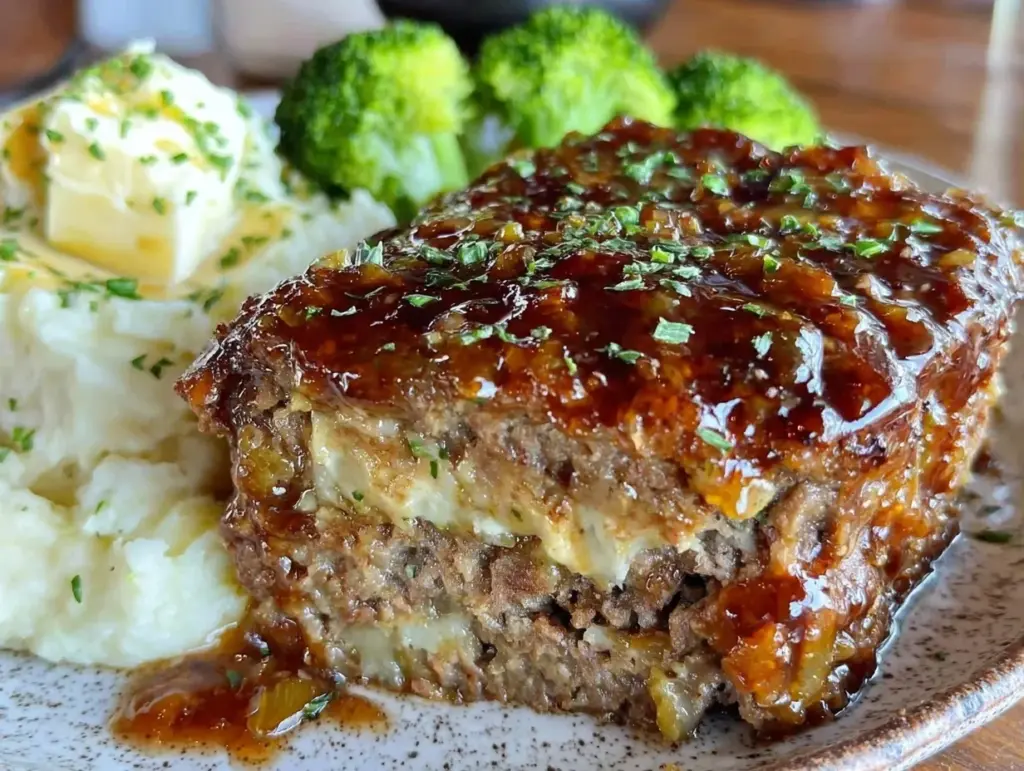 savory meatloaf with Worcestershire glaze - featured image